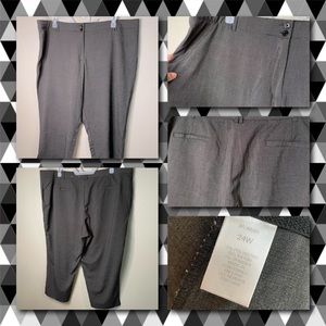 Dress Barn Gray Capri Size 24W